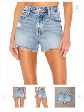 MOTHER Tomcat Kick Fray Shorts SZ 32 Color: True Confessions